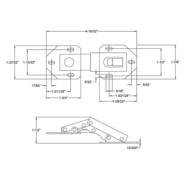 Cabinet Hinges, 90-Degree Self-Closing, Nickel Plated Steel, Modern/Contemporary Style, Easy Installation Without Punching Holes