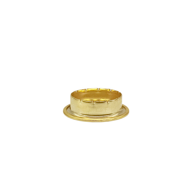 Brass Circular Soffit Vent in Gold, for Cabinets, Shoes Cabinets, Lockers and Pet Houses