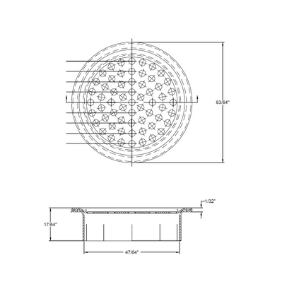 Brass Circular Soffit Vent in Gold, for Cabinets, Shoes Cabinets, Lockers and Pet Houses