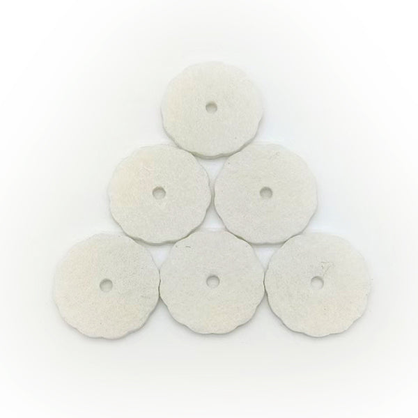 White Felt Washer for Tufted Mattress Sofa Chair Bench Pillow