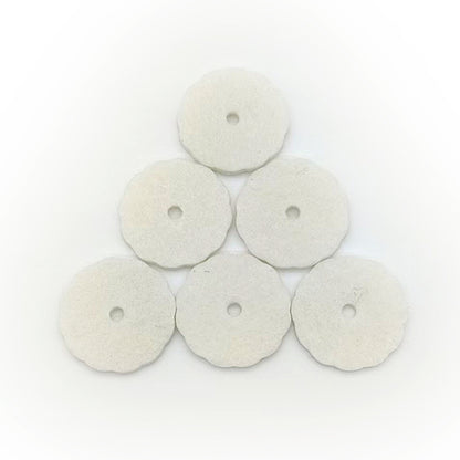 White Felt Washer for Tufted Mattress Sofa Chair Bench Pillow