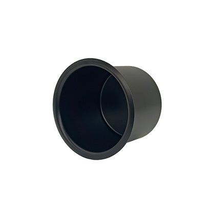 Black Steel Cup Holder, Drop-in Cup Holder for Casino Poker Tables, Work Desks, Sofas, Boats, Benches, RVs, Cars & Trucks