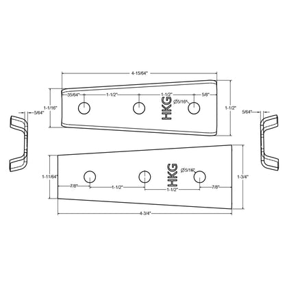 Concealed Fixing Brackets, Interlocking Wall Hangers Furniture Connector, Universal Metal Sectional Sofa Interlocking Furniture Connector