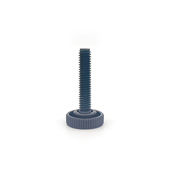 Knurled Thumb Screws, Black Carbon Steel Flat Head Bolts Grip Knobs Hand Tighten Thread Fasteners