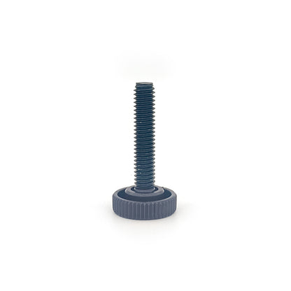 Knurled Thumb Screws, Black Carbon Steel Flat Head Bolts Grip Knobs Hand Tighten Thread Fasteners