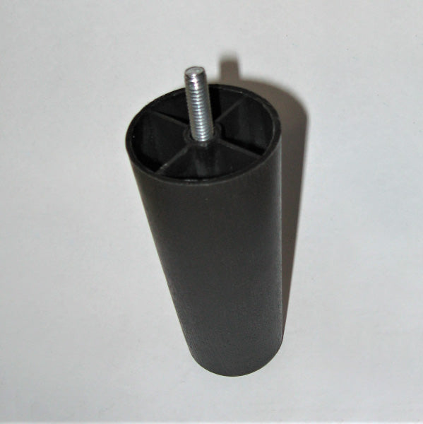 Leg, Plastic, Round , With Bolt, Wood Grain