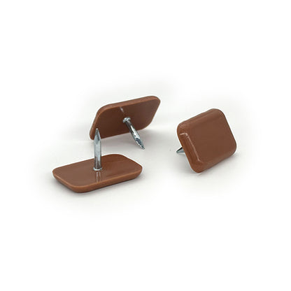 Tack Beige/Glide with 3/4 X 1/2 inch HDPE Plastic head and 3/8 inch Nail