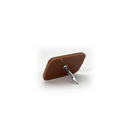 Tack Beige/Glide with 3/4 X 1/2 inch HDPE Plastic head and 3/8 inch Nail