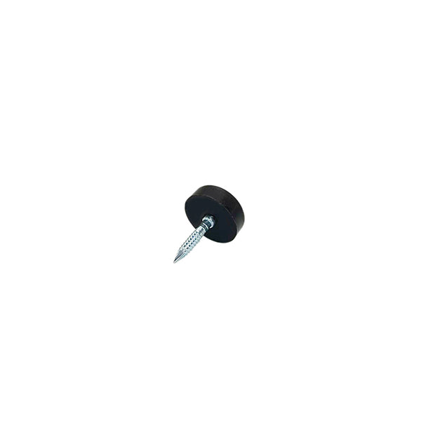 Furniture Sofa Threaded Nail Glide with Plastic Flat Head