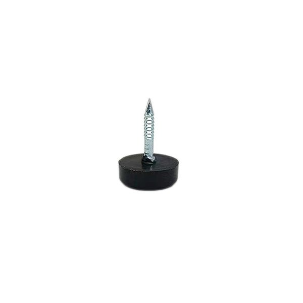 Furniture Sofa Threaded Nail Glide with Plastic Flat Head