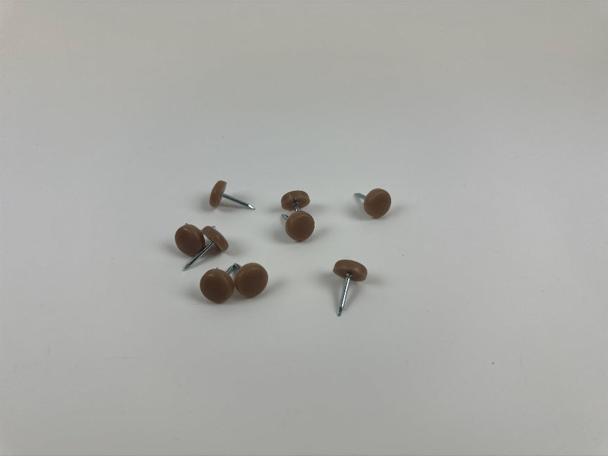 Nail Beige-On Furniture Glide – 1/2" Head, 5/8" Steel Nail (Should combine with other nail glide)