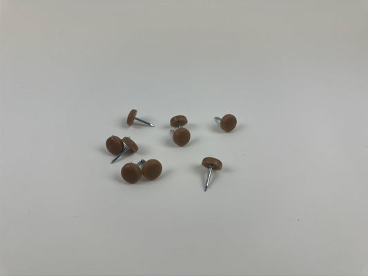 Nail Beige-On Furniture Glide – 1/2" Head, 5/8" Steel Nail (Should combine with other nail glide)