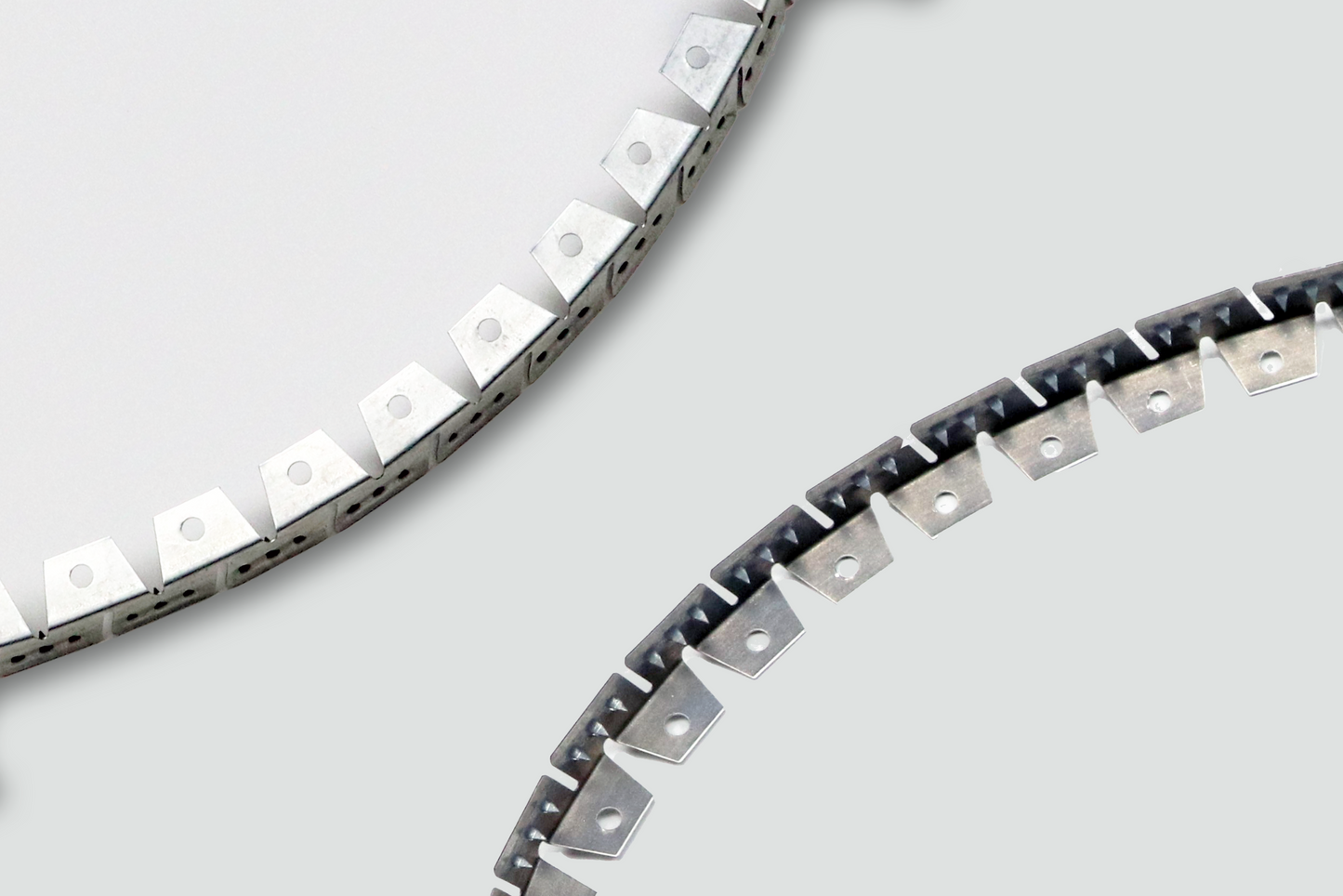 Flexible Metal Tack Strip | Flex Trim | Pli Grip | Fabri Fast for Upholstery (Straight Tabs for Straight Lines and Gentle Curves)