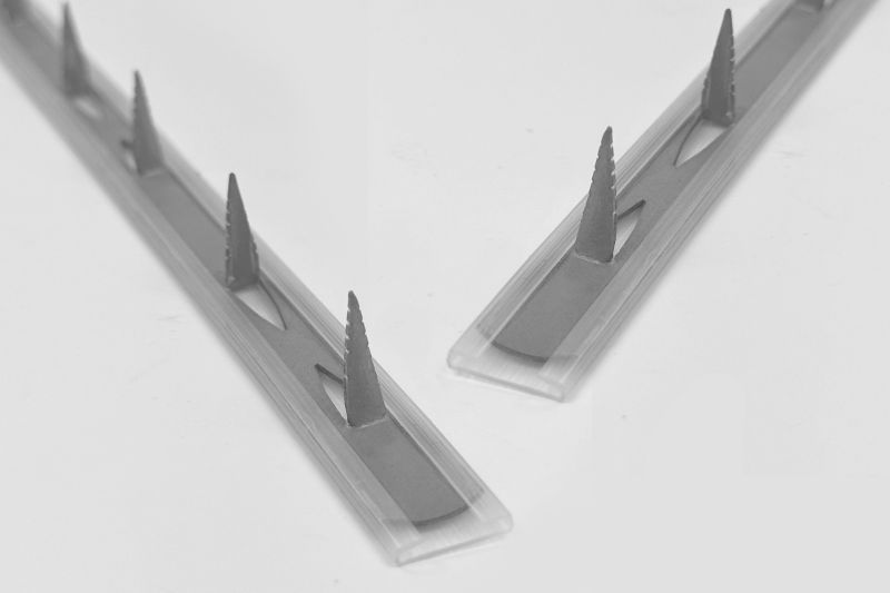 13" Upholstery Metal Tack Strip Plastic Sleeved Fabric Protection