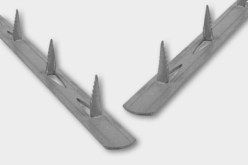 13" Upholstery Metal Tack Strip Velvet Edge™ Fabric Protection