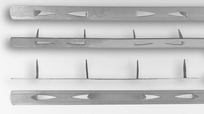 3" Upholstery Metal Tack Strip Velvet Edge™ Fabric Protection